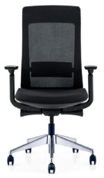 200B-BL Medium Back Ergonomic Mesh Chair Black - Image 5
