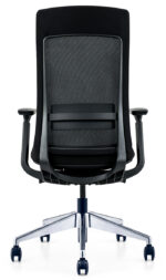200B-BL Medium Back Ergonomic Mesh Chair Black - Image 4