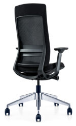 200B-BL Medium Back Ergonomic Mesh Chair Black - Image 3