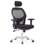 690A High Back Ergonomic Mesh Chair Black