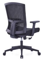 730B Medium Back Ergonomic Mesh Chair Black - Image 4