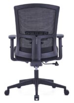 730B Medium Back Ergonomic Mesh Chair Black - Image 5