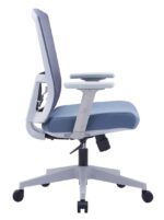 731B-HS Medium Back Ergonomic Mesh Chair Grey - Image 3