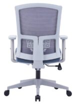 731B-HS Medium Back Ergonomic Mesh Chair Grey - Image 4