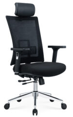 742A High Back Ergonomic Mesh Chair Black - Image 2
