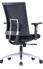 742B Medium Back Ergonomic Mesh Chair Black - Image 3