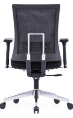 742B Medium Back Ergonomic Mesh Chair Black - Image 4