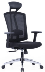 762A High Back Ergonomic Mesh Chair Black - Image 2