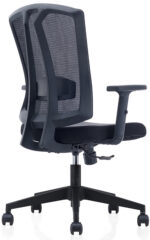 762B-NL Medium Back Ergonomic Mesh Chair Black - Image 4