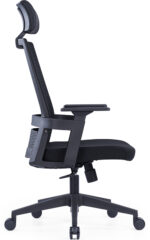 862A High Back Ergonomic Mesh Chair Black - Image 3