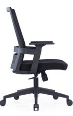 862B Medium Back Ergonomic Mesh Chair Black - Image 3