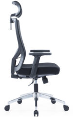 922A High Back Ergonomic Mesh Chair Black - Image 3