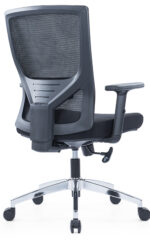 922B Medium Back Ergonomic Mesh Chair Black - Image 4