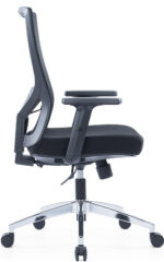 922B Medium Back Ergonomic Mesh Chair Black - Image 3