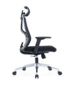 935A High Back Ergonomic Mesh Chair Black - Image 2
