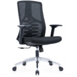 935B Medium Back Ergonomic Mesh Chair Black