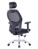 690A High Back Ergonomic Mesh Chair Black - Image 3