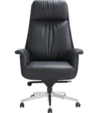 CH-800A-BK Executive High Back Chair Black Leatherette - Image 2