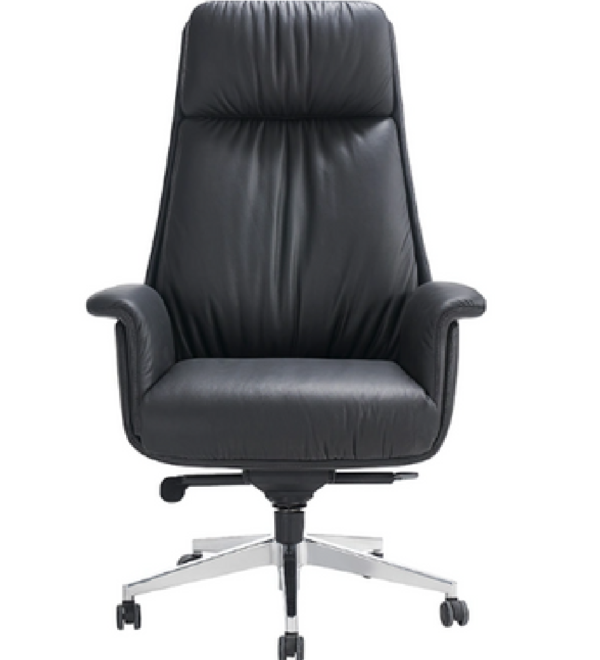 CH-800A-BK Executive High Back Chair Black Leatherette - Image 2