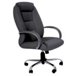 Florance A High Back Chair Black PU