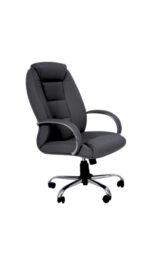 Florance A High Back Chair Black PU