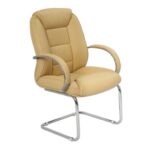 Florance CB Visitor Chair Beige PU