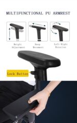 1275 High Back Ergonomic Full Mesh Chair Black - Image 6