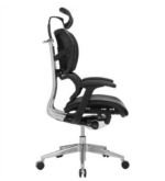 1276 High Back Ergonomic Mesh Chair Black - Image 3