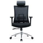 742A High Back Ergonomic Mesh Chair Black