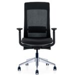 200B-BL Medium Back Ergonomic Mesh Chair Black