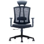 762A-NL High Back Ergonomic Mesh Chair Black