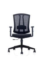 762B-NL Medium Back Ergonomic Mesh Chair Black
