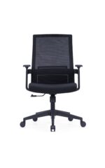 862B Medium Back Ergonomic Mesh Chair Black