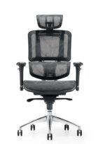 1275 High Back Ergonomic Full Mesh Chair Black - Image 4