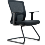 381C Visitor Chair Mesh Black