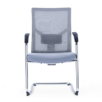 400C Visitor Chair Mesh Grey with Chrome Cantilever