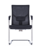 622C-BW Visitor Chair Black Mesh with White Frame