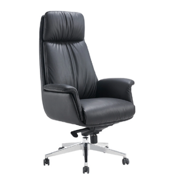 CH-800A-BK Executive High Back Chair Black Leatherette