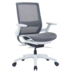EEM-100B-HS Medium Back Ergonomic Full Mesh Chair Grey