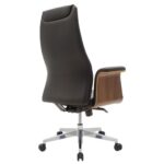 ST-1486A-BK High Back Executive Chair Wenge - Image 3
