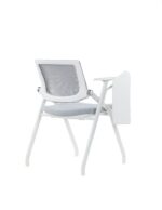 YH-130C Student Chair with Foldable Writing Tablet White - Image 2