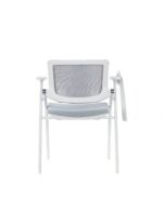 YH-130C Student Chair with Foldable Writing Tablet White - Image 3