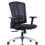 762B Medium Back Ergonomic Mesh Chair Black