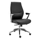 ST-CH001B Executive Medium Back Chair PU Black