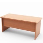 BC160 Rectangular Desk  Melamine Beech
