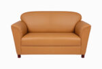 STYLE 8002B Two Seater Custom made Sofa Artificial Leather PVC Brown - Image 3