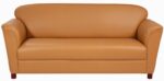 STYLE 8002C Three Seater Custom made Sofa Artificial Leather PVC Brown - Image 3