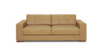 STYLE 8003B Two Seater Custom made Sofa Artificial Leather PVC Brown - Image 2