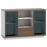 Luna Credenza 120cm Australia Oak+Ash Melamine