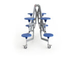 Style Dining Table Foldable Eight Seaters